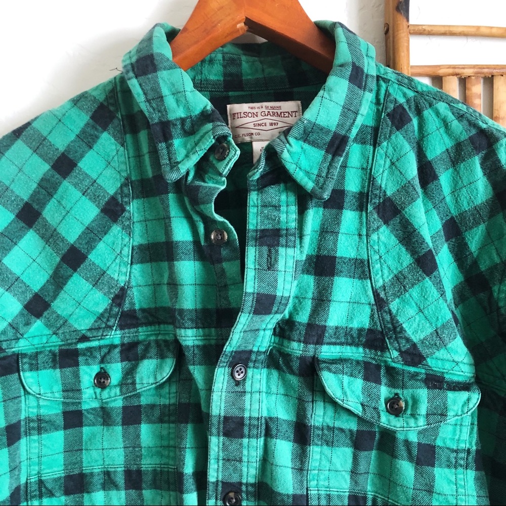 Filson | vintage cotton flannel button down shirt